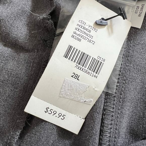 Lane Bryant The Houston Trouser Pant 28 Long Tall Gray Straight Work Office Chic - Picture 7 of 9